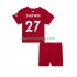 Camisola Liverpool Darwin Nunez 27 Criança Equipamento Primeiro 2022-2023 Manga Curta